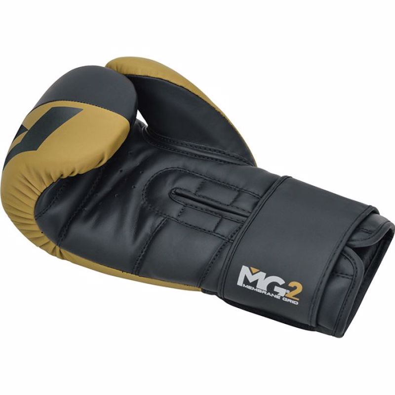 RDX F4 REX BOXING GLOVES - gold/black